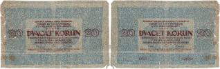 20 Koruna 1.1.1919 - Zemská banka Království českého
