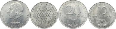 10 M 1975 A - 20. výročí Varšavské smlouvy      KM 58   Ni