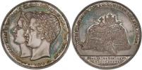Loos a Held - Ag medaile na korunovaci v Praze 1836 -