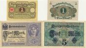 5 Mark  1.8. 1917  sér. W  8mi místný číslovač     Ros.54b; Pick