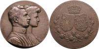 Marschall - svatební medaile 21.X.1911 - dvojportrét