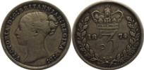 3 Pence 1874 KM 730...1