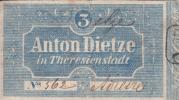 Theresienstadt (Terezín) - Anton Dietze - 3 Krejcar