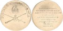 Malý žeton ke korunovaci na římského krále 9.10.1790 ve Frankfur tu Ag 21 mm Novák XVI/E/11/b