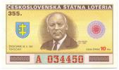 Los čs. státní loterie 355. tah