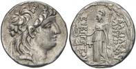 Cappadokia - Evegetes. Antiochos VII. (138-129 př.), Tetradrachma (15,78 g). Sear-2148, SZ-7379