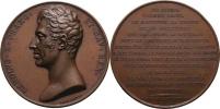 Karel X. - proklamační medaile 17.IX.1824 - poprsí