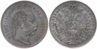 20 Krejcar 1869 b.zn.