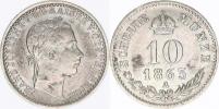 10 kr. 1863 A          "R"