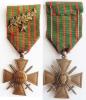 "Válečný kříž" (La Croix de la Guere) 1914-1917 - na stuze hvězdi
