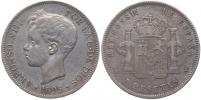 5 Peseta 1898/1898 SG-V