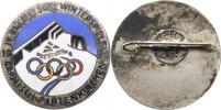 Odznak "IV. Olympische Winterspiele 1936 Garmisch Partenkirchen"