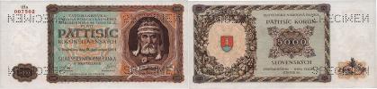5000 Koruna 1944