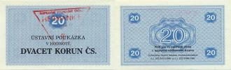 20 Korun 1981 - ústavní poukázka
