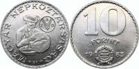 10 Forint 1983 BP - F.A.O.        KM 629  Ni   (50 000 ks)