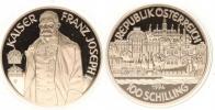 100 Schilling 1994 - císař František Josef I. KM 3019 kapsle
