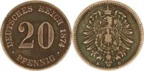 20 Pfennig 1874 E "R"
