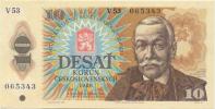 10 Kčs 1986     sér. V 53         Baj. 103;  Hej. 107