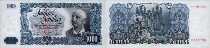 1000 Schilling 2.1.1954