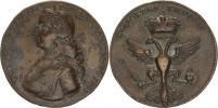 Volba za římského císaře 24.1. 1742 ve Frankfurtu n. M. Poprsí císaře zleva