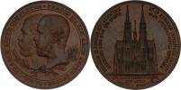 Radnitzky - medaile na dokončení Votiv. chrámu 1879 -