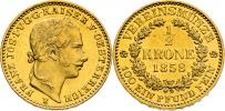 Spolková 1/2 koruna 1858