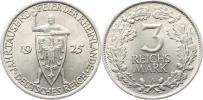 3 RM 1925 A - Rhineland          KM 46