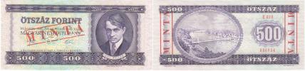 500 Forint 1980 - MINTA (bankovní vzor)