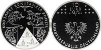 10 Euro 2014 F - Kostnický koncil Ag 625 16 g KM 331a