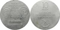 10 M 1982 - Gewandhaus Leipzig         KM 87        Ag 500  17 g