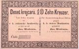 Mělník (Melnik) - 10 Kr.C.M.