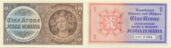 1 K  b.l. /1940/ sér. D 004      neperf.     Baj. 30;  Hej. 30 a
