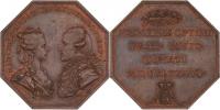 Nesign. - AE osmiúhelníková medaile 1786 - portréty