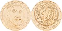 Fojtů - Dukát 2016 - Vladislav II. - poprsí zprava
