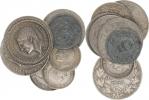 2 Dinara 1925(2x); +1 Dinar 1925(2x); +50 Para 1925(2x); +25 Para 1925(2x); +5 Para 1920 "R"         9 ks