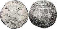 Nizozemí - Flandry. Filip IV. (1621-65). Patagon 1642 (27