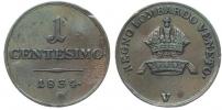 Cu Centesimo 1834 V