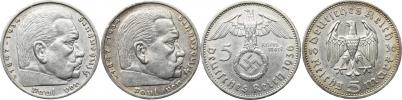 5 RM 1936 A - Hindenburg