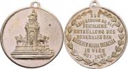 Müller - medailka na odhalení pomníku ve Vídni 1888 -