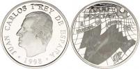 1 000 Pesetas 1998 - MS ve fotbale        KM20/988    Ag 925