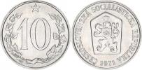 10 hal. 1971 - " chyboražba" -nahoře zvýšený dvojí okraj