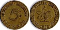 5 Pfennig 1950 F