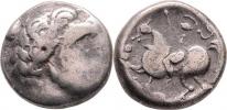 AR Tetradrachma - typ Baumreiter - stylizovaná hlava