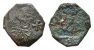 Constans II 641-668. Half follis circa 648 - 649