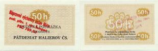 50 Halierov 1981 - ústavná poukážka