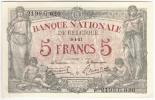 Belgie, 5 Franc 3.1.1921