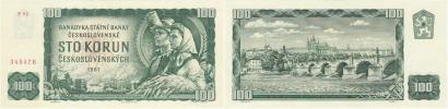 100 Koruna 1961