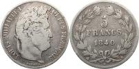 5 Francs 1840 B