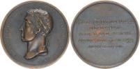 Medaile 1838 na holdování v Tyrolsku - hlava zleva