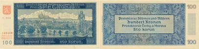 100 K 1940 sér. 19 Gb - II. vydání     SPECIMEN     Baj. 33b;  He